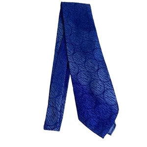 #7160 Vintage Blue NELGO Polyester Necktie 4 inch wide - Picture 1 of 6
