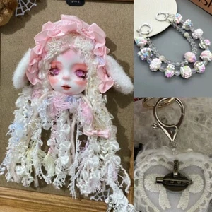 Única Muñeca Hecha a Mano Arcilla Regalo Navidad Decoración Adornos Llavero Curación - Imagen 1 de 13