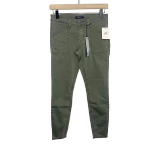 Nordstrom STS Blue Size 1 Low Rise Skinny Chino Pants Olive Green Green NWT New - Picture 1 of 4