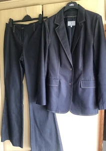 Marks And Spencer Per Una Ladies Trouser Suit Jacket Size 12 Trousers 8L - Picture 1 of 12
