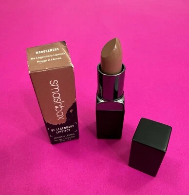Smashbox Be Legendary Lipstick MONOGAMOUS 0.10 oz Full Size RARE NEW IN BOX - Image 1 of 4