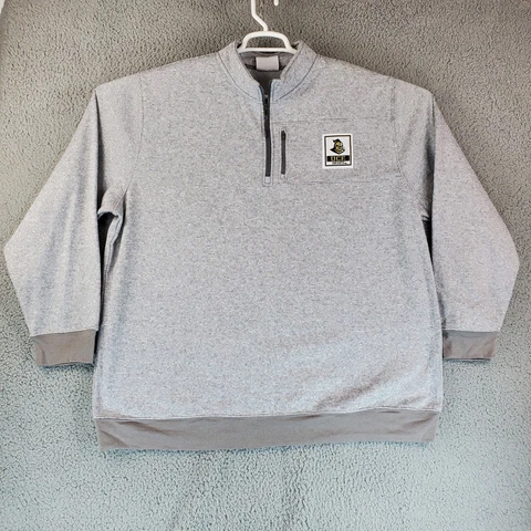 Champion UCF Knights Sweatshirt Mens 2XL Quarter Zip Long Sleeve Jacket New Cover