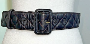 Burberry London schokobrauner Ledergürtel Steppdesign Größe 30 - Bild 1 von 11