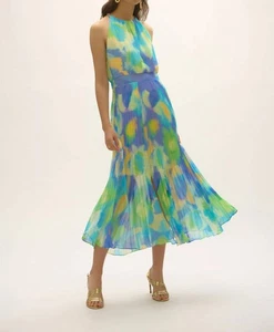 Joseph Ribkoff Abstract Print Chiffon Dress Size 8 (UK 10) - Picture 1 of 5