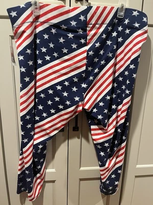 Leggings talla grande Star & Stripes Foto 1 de 4