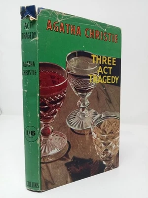 Agatha Christie, Three Act Tragedy, 1945, Collins, HB, jacket - Image 1 of 2