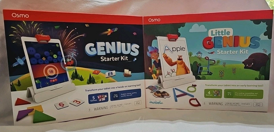Osmo Little Genius & Genius Starter Kit para iPad - Juegos prácticos de aprendizaje NUEVO Foto 1 de 3