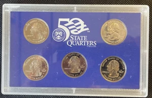 2003 S State Quarters Uncirculated Proof Mint Set - 5 Proof Coins(SC1025-067) - Picture 1 of 2
