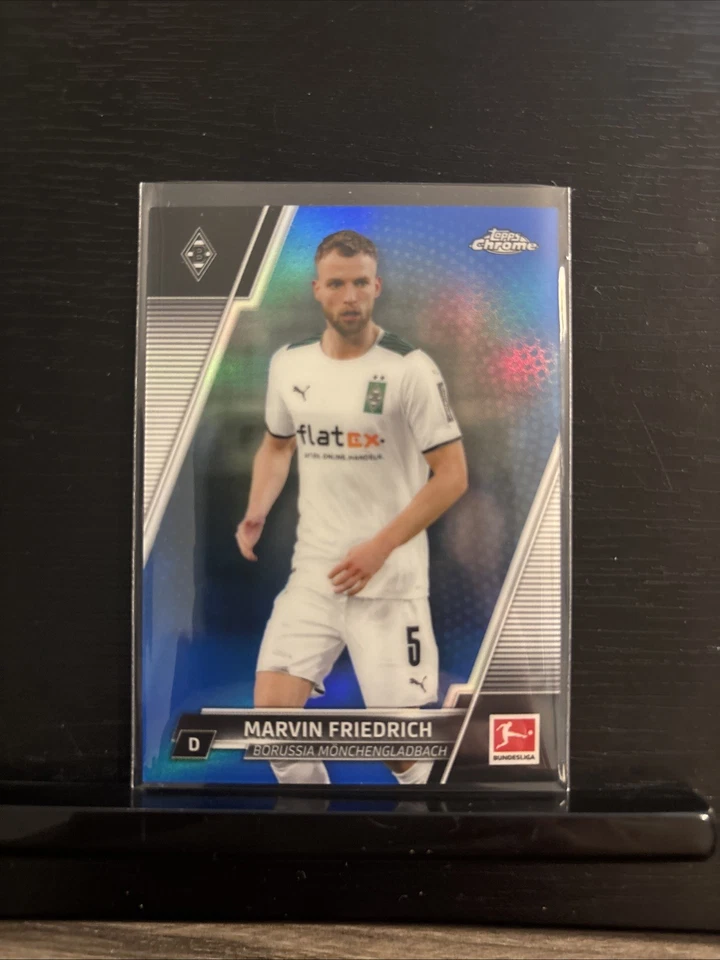 2021-22 Topps Chrome Bundesliga Blue Refractor /150 Marvin Friedrich - Image 1 of 1