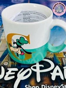 2025 Disney Parks Goofy Means Well Green & White Coffee Mug New - Picture 1 of 3