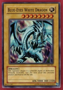 YuGiOh • Drago Bianco Occhi Blu • SKE-001 • Holo Rare • Danneggiato - Foto 1 di 2