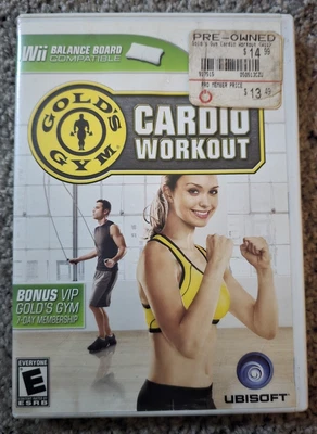 Gold's Gym Cardio Workout (Nintendo Wii, 2009) - Complete W/ Case and Manual - Image 1 of 3