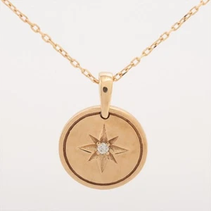 ete diamond Necklace K10(YG) 1.7g - Picture 1 of 5
