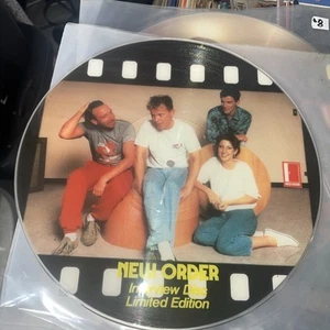 NEW ORDER Interview Picture Disc 1984 VINYL LP UK Import JOY DIVISION Excellent - Picture 1 of 2