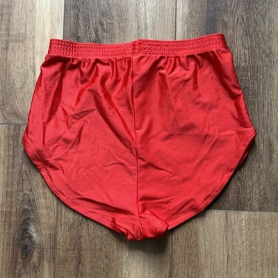 Y2K AMERICAN APPAREL Red Hot Pants Disco Booty Boy Shorts Womens S Hooters - Image 1 of 3
