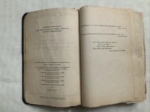 SCIENCE AND HEALTH WITH KEY TO THE SCRIPTURES by Mary Baker Eddy 1906 LEATHER - Picture 1 of 5