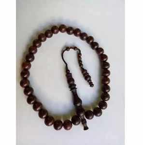 Tasbih Galih Asem 10mm 33 Artikel echt Galem Holz Tasbeh - Bild 1 von 5