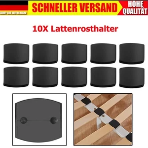 10 stk Bett Kappen Reparatur Lattenrost Mittel End kappen Ersatz Halter-2025 NEU - Bild 1 von 20