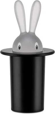 Soporte para palillo de dientes Alessi "Magic Bunny", negro Alessi-ASG16 B Foto 1 de 4