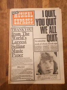 NME New Musical Express July 21st 1973 Rolling Stones cover - Imagen 1 de 6