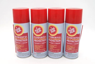 Fluid Film Rust Corrosion Penetrant Lubricant AS11 (11.75oz, 4 Pack) - Image 1 of 4
