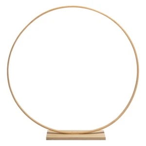 STANDING WREATH FRAME, 40cm (15.75") - WOODEN - CHRISTMAS, HOLIDAY, DIY CRAFT - Imagen 1 de 6