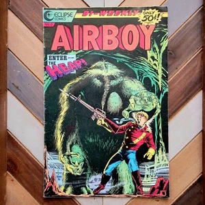 AIRBOY #3 VG (Pacific/Eclipse 1986) Chuck Dixon "The Heap" Jack Kirby Photo BC - Picture 1 of 5