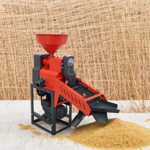220V Rice Mill Sheller Corn Grain Wheat Peeling Huller 2 Layers Vibratory Screen - Picture 1 of 24