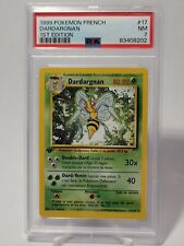 Beedrill Dardargnan French Base PSA 7 Non-Holo 1st Edition 17/102 US Seller