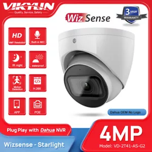 Cámara de seguridad Dahua FABRICANTE DE EQUIPOS ORIGINALES 4 MP IPC-HDW2441TM-S Starlight IR POE cámara exterior - Imagen 1 de 16