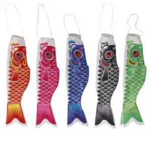 6-Pack Koi Koinobori Flag 55cm and 70cm Windsock Streamer Outdoors Hanging - Bild 1 von 11