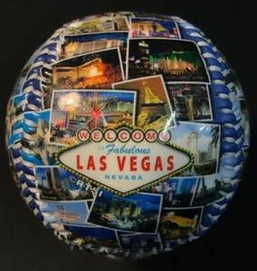 Welcome to Fabulous Las Vegas Postcard Glossy Souvenir Collectible Baseball NEW - Picture 1 of 5