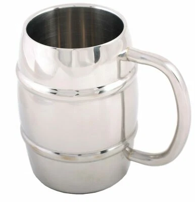 BEER MUG DOUBLE WALLED STAINLESS STEEL (14 OZ) WITH GIFT BOX - Image 1 of 3
