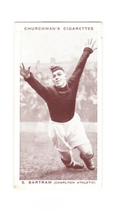 4. S Bartram Charlton Athletic Association Footballers Cigarette Card Churchman - Picture 1 of 2
