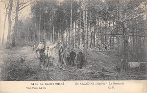CPA 55 EN ARGONNE LA BARRICADE - Picture 1 of 1