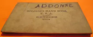 THE SOLDAT'S HAND BOOK U.S.A. Revised 1913 Army of United States Military Vintage - Bild 1 von 8