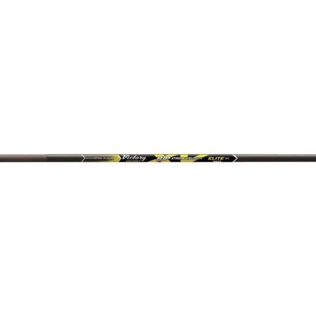 Victory Archery RIP XV Elite Arrow Shafts - Black, Spine 350, Pack of 12 Pieces