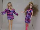 Knitted Vontage Style Sweater, Dress &amp; mufler set Winter Barbie Dress Only 3 pcs