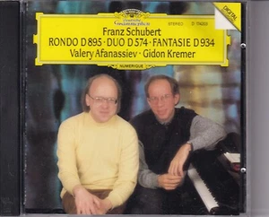 Schubert Rondo, Duo, Fantasie Afanassiev & Kremer DGG CD - Picture 1 of 1