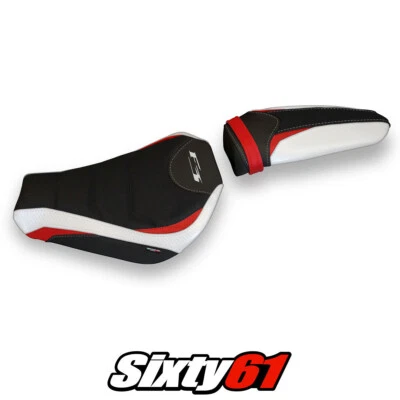 MV Agusta F3 2012-2022 2023 2024 2025 Seat Cover Tappezzeria Ultragrip White Red - Image 1 of 4