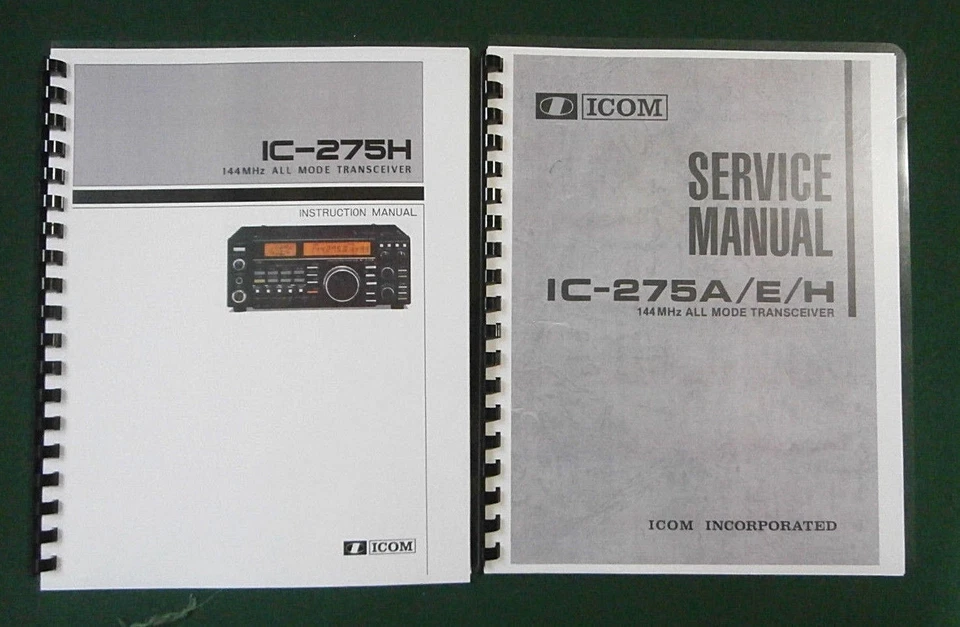 Manuales de servicio e instrucciones Icom IC-275H: ¡con esquemas desplegables de 11"X33"!  Foto 1 de 1