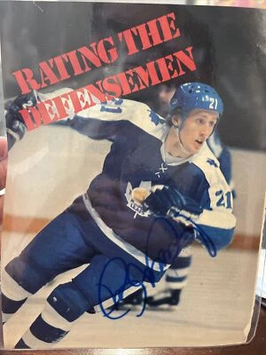 Borje Salming Maple Leafs Vintage Signed Magazine  Page Photo Signed - Image 1 of 2