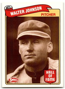 1989 Swell Baseball Greats Walter Johnson Washington Senators #3