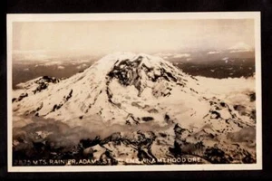 1940 real photo Mt.Rainier mountain Washington postcard - Picture 1 of 1