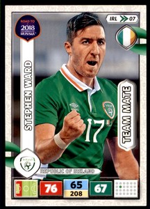 Panini Road to 2018  Adrenalyn XL - Stephen Ward Republic of Ireland  No. IRL07