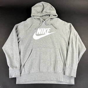 Nike Sportswear Club Pullover Sweatshirt Hoodie Swoosh Men's Size Large BV2973 - Picture 1 of 8