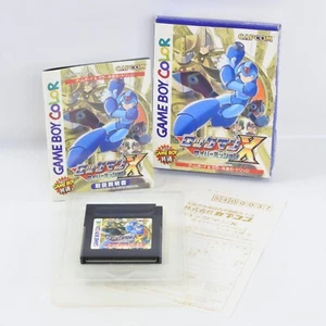 ROCKMAN X Cyber Mission Megaman Gameboy Color Nintendo 2120 gb - Picture 1 of 12