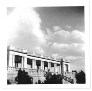 Foto antigua de 1917 de Cheesman Park Pavilion Denver Colorado negra blanca sin marco - Imagen 1 de 2