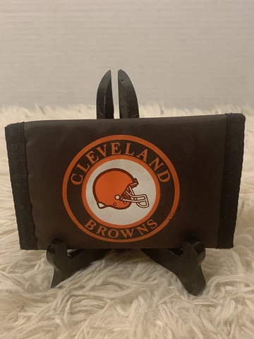 Vintage Cleveland Browns Wallet Tri Fold Football Cover