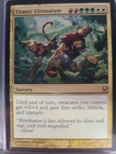 x1 Titanic Ultimatum FREE SHIPPING MTG EDH